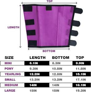 Bottes de mouche en maille de haute qualité pour cheval Maille en plastique Produit équestre respirant Maille de mouche de cheval - Product Image 6