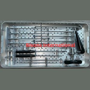 Kit chirurgical complet d'instruments de fusion intercorporelle vertébrale Bisons International, certifié CE Classe I, taille personnalisée - Product Image 4