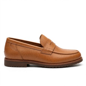 Mocassins pour hommes en cuir véritable de qualité supérieure, bout rond, à enfiler, couleur unie, pour le bureau et la carrière, toutes saisons, semelle extérieure en caoutchouc amortie, de BD - Product Image 4
