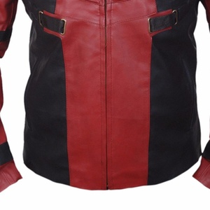 5KINGZ SPORTS Ryan Reynolds pour le film, moto, motard, cuir véritable, cuir de vache, coupe-vent, sportif, homme, cuir personnalisé OEM - Product Image 6