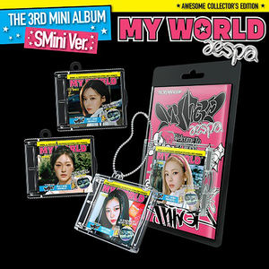 AESPA - มินิอัลบั้มชุดที่ 3 [ MY WORLD ] เวอร์ชั่น SMINI อัลบั้มเคป๊อปขายดีที่สุดในเกาหลี - Product Image 3