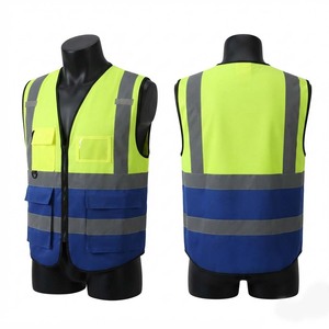 เสื้อกั๊กทำงานผู้ชาย Sales Blackhardson Premium 130 GSM โพลีเอสเตอร์ สะท้อนแสงสีเขียวมะนาว ทนไฟ พร้อมแถบสะท้อนแสง - Product Image 1
