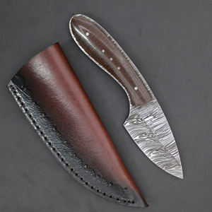Cuchillo de caza de acero de Damasco hecho a mano de alta calidad, personalizado, con mango de madera, tipo Skinner, de 4 pulgadas, ¡muy vendido! - Product Image 6