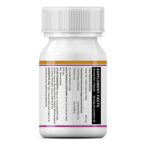 <b>Garlic</b> Oil Softgel <b>Capsules</b> 500mg Lashuna Taila Ayurvedic Formula 60 Count Heart and Digestive Wellness Support - Product Image 4