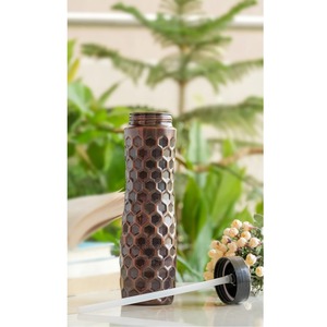 Printed Copper Water <b>Bottle</b> Designer Leakproof Ayurvedic Drinking <b>Bottle</b> with Artistic Print for Home Office Gym & Travel - Product Image 5