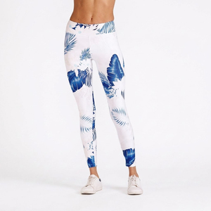 Leggings Deportivos para Mujer de Alta Calidad, Poliéster Sublimado, Sin Costuras, Pantalones de Yoga, Leggings Deportivos Sublimados para Mujer - Product Image 1