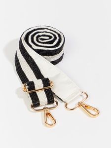 Sangle de sac brodée sur mesure, faite main, perlée, de créateur, et lanière d'épaule tendance à prix abordable - Product Image 4