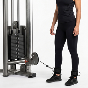 Sangles de cheville en cuir pour haltérophilie, support de jambe pour la gym, sangles de cheville en cuir pour machine à câble, support de jambe pour entraînement, sangles de cheville en cuir unisexe - Product Image 3