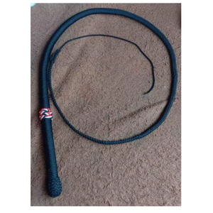 Premium Halloween Bullwhip Hand <b>Braided</b> Nylon Stock Whip | Professional Equestrian Training Rodeo Performance Outdoor <b>Accessory</b> - Product Image 3