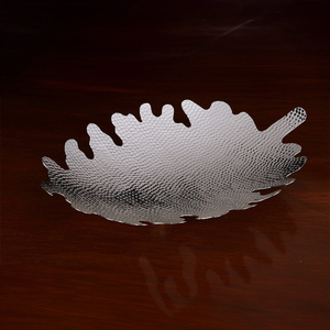 Bandeja Decorativa Grande de Metal Plateado para Servir Alimentos, Bandejas de Latón de Grado Alimenticio para Hoteles y Restaurantes, Decoración de Mesa, Bandeja Plateada - Product Image 3