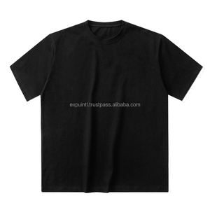 Camisetas de algodón de 240g, camisetas de manga corta lisas para hombre, Camiseta corta de cáñamo en blanco para hombre, ropa cómoda - Product Image 3