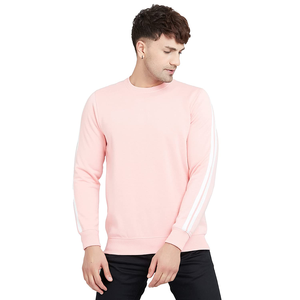 Sweat-shirt à manches longues Slim Fit pour hommes Design à rayures à la mode en coton Polyester Sweat à capuche élégant et personnalisé - Product Image 1