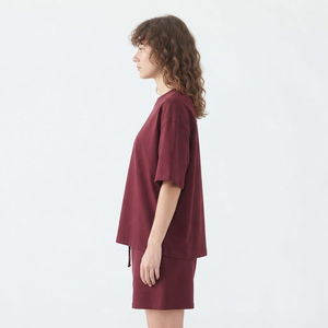 Top Selling Women's Cotton <b>Twin</b> <b>Set</b> Fashionable Relaxed Fit Summer Casual Wear Solid Pattern T-shirt & Short <b>Twin</b> <b>Set</b> for Woman - Product Image 3
