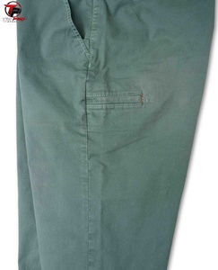 Jean cargo vert délavé coupe droite pour homme, style streetwear - Product Image 2