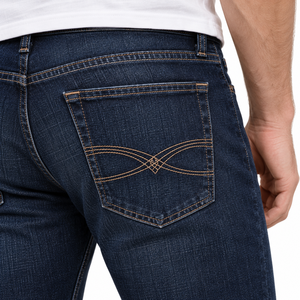 Classic Baggy <b>Jeans</b> <b>Men</b> <b>Relaxed</b> Loose <b>Fit</b> Denim Pants Cargo Style Streetwear Fashion Casual <b>Jeans</b> Manufacturer - Product Image 5