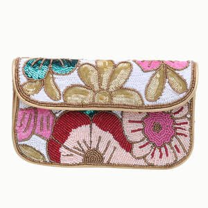 Sac à bandoulière floral perlé fait main sur mesure NOVVA CRAFTS BB-02 Fermeture auto-agrippante Durable OEM ODM Vente en gros Usine - Product Image 2