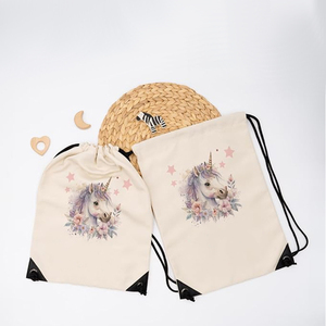 Mochila con Cordón Ajustable de Alta Calidad con Estampado Personalizado, Base Reforzada Ligera, Bolsa Deportiva para la Escuela, Deportes y Viajes - Product Image 4