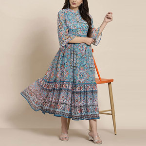Vestido Estampado para Mujer, Ropa Casual Elegante para Damas, Vestido con Patrón Estampado, Tela Suave y Cómoda, Vestido Largo y Elegante - Product Image 4