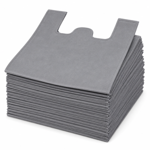 Bolsa de Compras Ecológica Gris Premium, No Tejida, con Corte en W, Resistente, para Venta al por Mayor, Promocional, para Empacar Comestibles - Product Image 5