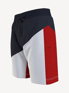 Pantalones Cortos de Playa para Hombre, 100% Algodón, Cintura Alta, Cierre de Cremallera, con Bolsillos, Ligeros, Impermeables y Transpirables, Estilo Casual Urbano - Product Image 2