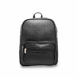 Black Casual <b>Student</b> <b>Backpack</b> P47439 - Product Image 3