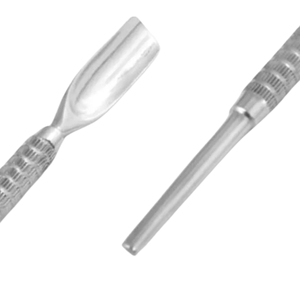 Pousse-cuticules haute performance en acier inoxydable, outil professionnel double extrémité pour le soin des ongles, manucure et pédicure - Product Image 6