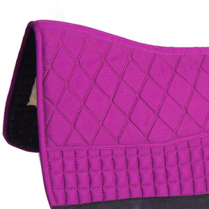 Tapis de selle tout usage violet matelassé en polyester avec doublure en polaire pour l'équitation - Product Image 5