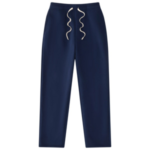 Men's Gray Elastic Waist Sweatpants With Side Pockets Casual Knitted Midweight Breathable Autumn Style - Product Image 2