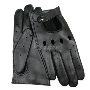Gants de moto en cuir robustes de qualité industrielle, vente en gros B2B, conception personnalisée, protection de course, protection des jointures rigides - Product Image 4