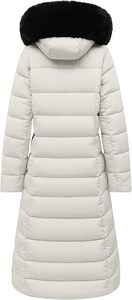 Women's Lightweight Waterproof <b>Packable</b> Hooded Winter Quilted <b>Jacket</b> with Detachable Hat Sleeves Zipper Closure Polyester Filled - Product Image 3