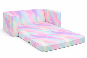 Comfortable Minimalist Double <b>Folding</b> Safety Kids Full Foam <b>Sofa</b> for Boys and Girls Apartment Living Room Use - Product Image 2