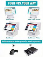 Terminal de point de vente tactile tout-en-un 15,6 pouces pour restaurants, sous Windows/Android, avec système de caisse enregistreuse - Vente en gros