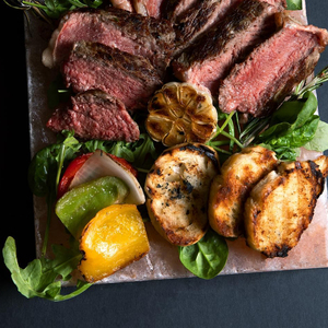 Best Carved Eco-Friendly Himalayan <b>Pink</b> Rock Salt Bricks Plate BBQ Cooking Slab Premium Export Iron/Stainless Steel Holder Home - Product Image 6