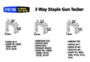 3 In 1,T50,JT21, R13,6(1/4 ")-16มม. (5/8"), 0.7/1.2มม. ปืนหลักที่ปรับได้สำหรับงานหนัก - Product Image 3