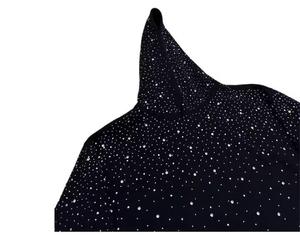 Sweat à capuche noir pour homme, style streetwear, délavé à l'acide, effet soleil, coupe oversize, imprimé strass sur toute la surface, pull à capuche pour homme - Product Image 6