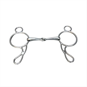 บิตม้าแบบวงแหวน บิตแบบสแนฟเฟิล บิตสำหรับฝึกม้า อุปกรณ์ฝึกขี่ม้า - Product Image 1