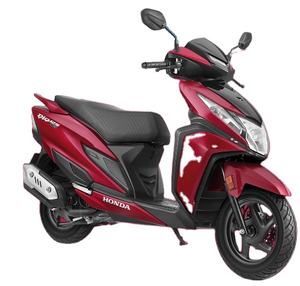Scooter Dio 125CC Gráficos audaces y color de doble tono Llave inteligente hidráulica con resorte ajustable de 3 pasos de la India - Product Image 4