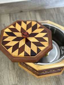 Wooden Roti Storage <b>Box</b> Chapati Hotpot Insulated Food <b>Container</b> Handmade Eco Friendly Kitchen Dining Serving Basket Style <b>Box</b> - Product Image 5