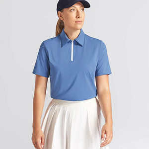 Chemises polo pour femmes, tailles personnalisées, impression de logo, uniformes, 100% polyester, grandes tailles, unies, sport, golf. - Product Image 4