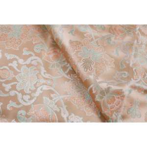 ผ้าแจ็คการ์ดลายดอกไม้ กว้าง 44 นิ้ว 100% โพลีเอสเตอร์ ยี่ห้อ Tanchui ขายเป็นหลา - Product Image 1
