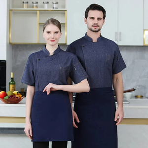 Camisa de Chef Personalizable Hecha en Pakistán 2026, Camisa de Manga Larga con Estampado para Gerente de Restaurante - Product Image 2