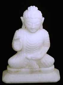 Buda de Mármol, Hermosa Estatua Blanca - Product Image 5