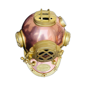 Casque de plongée en laiton, accent héritage marin pour la décoration nautique de la maison, les environnements côtiens et l'affichage de collection - Product Image 6