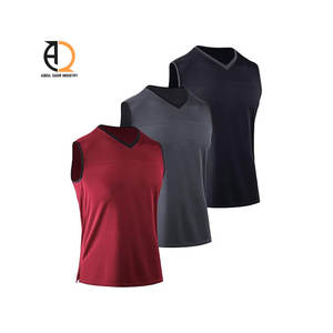 Débardeur de fitness sans manches pour hommes, séchage rapide, en soie glacée, pour la gym, vente en gros - Product Image 4