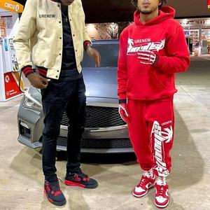 โลโก้พิมพ์แบบกําหนดเองขายส่งกีฬาคุณภาพสูงชุดวอร์ม Jogger ลําลองราคาถูกสําหรับผู้ชายกางเกงวอร์มและชุดเสื้อกันหนาวหมวก - Product Image 4