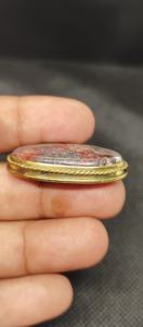 Meilleures ventes : Cabochon rainuré en laiton d'agate Crazy Lace, magnifique pierre précieuse de guérison en cristal pour la fabrication de bijoux et la sertissage - Product Image 3