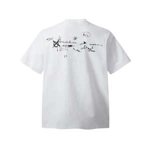 Camiseta de Algodón Lavado de Moda, con Patrón Personalizado, de Manga Corta para Hombre, para Verano - Product Image 3