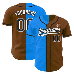 New Arrival Best Selling Breathable Short Sleeve Baseball Jersey for Men - Product Image 6