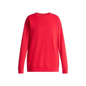 Fournisseur du Bangladesh, dernières tendances, sweats à capuche et sweat-shirts noirs surdimensionnés pour femmes, sweats à col rond de couleur unie - Product Image 4