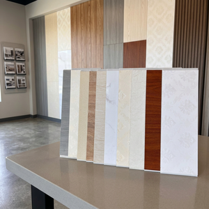 Revestimiento de Pared Moderno con Diseño de Listones Planos y Patrón Damasco, Ignífugo, Impermeable, Resistente a la Humedad, Antiestático, Insonorizante y Ecológico - Product Image 4